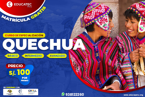 CERTIFÍCATE EN CURSO DE QUECHUA: NORTE - CENTRO - SUR